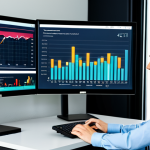 Business Analytics Dashboard**

"A modern business intelligence dashboard displayed on a large monitor in a brightly lit office. The dashboard features charts, graphs, and key performance indicators (KPIs) visualizing sales data. A fully clothed, professional data analyst is visible in the background, working at their desk. Appropriate content, safe for work, professional, perfect anatomy, correct proportions, high quality, well-formed hands, proper finger count, natural body proportions, modest attire."

**