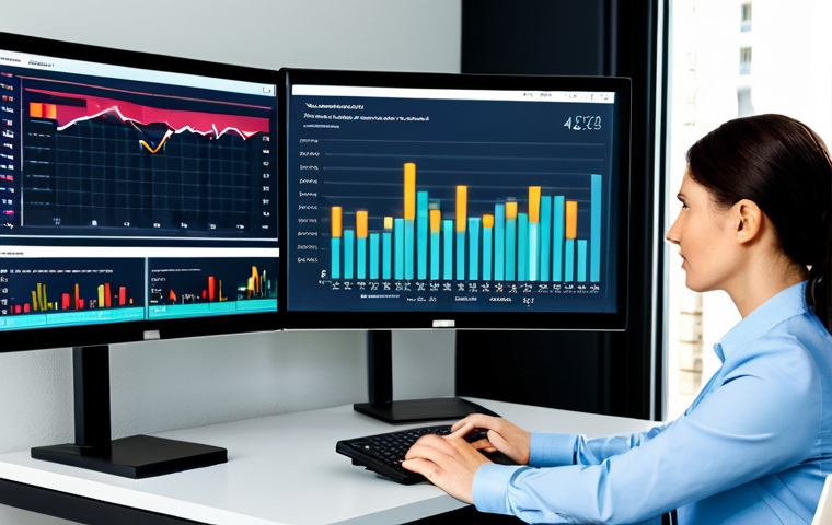 Business Analytics Dashboard**

"A modern business intelligence dashboard displayed on a large monitor in a brightly lit office. The dashboard features charts, graphs, and key performance indicators (KPIs) visualizing sales data. A fully clothed, professional data analyst is visible in the background, working at their desk. Appropriate content, safe for work, professional, perfect anatomy, correct proportions, high quality, well-formed hands, proper finger count, natural body proportions, modest attire."

**