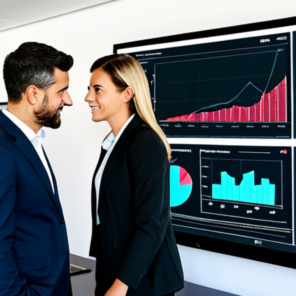 Business Insights Dashboard**
"A diverse team of professionals collaborating around a large interactive dashboard displaying data visualizations in a modern Lisbon office, fully clothed, appropriate attire, safe for work, perfect anatomy, natural proportions, professional setting, data-driven decision making, bar charts, line graphs, and maps of Portugal highlighting sales figures, professional photography, high quality, family-friendly."
**