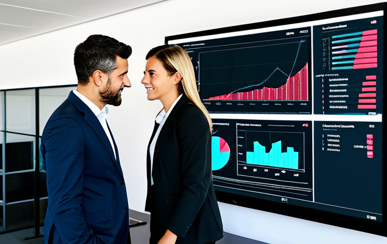 Business Insights Dashboard**
"A diverse team of professionals collaborating around a large interactive dashboard displaying data visualizations in a modern Lisbon office, fully clothed, appropriate attire, safe for work, perfect anatomy, natural proportions, professional setting, data-driven decision making, bar charts, line graphs, and maps of Portugal highlighting sales figures, professional photography, high quality, family-friendly."
**
