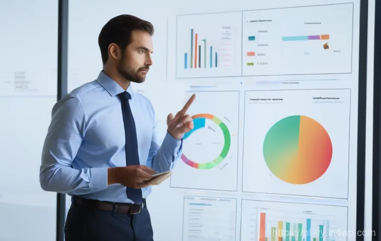 정보 시각화의 시청자 분석 기법 - **Prompt 2: Collaborative Data Exploration**
    "A vibrant, dynamic image capturing a diverse team ...
