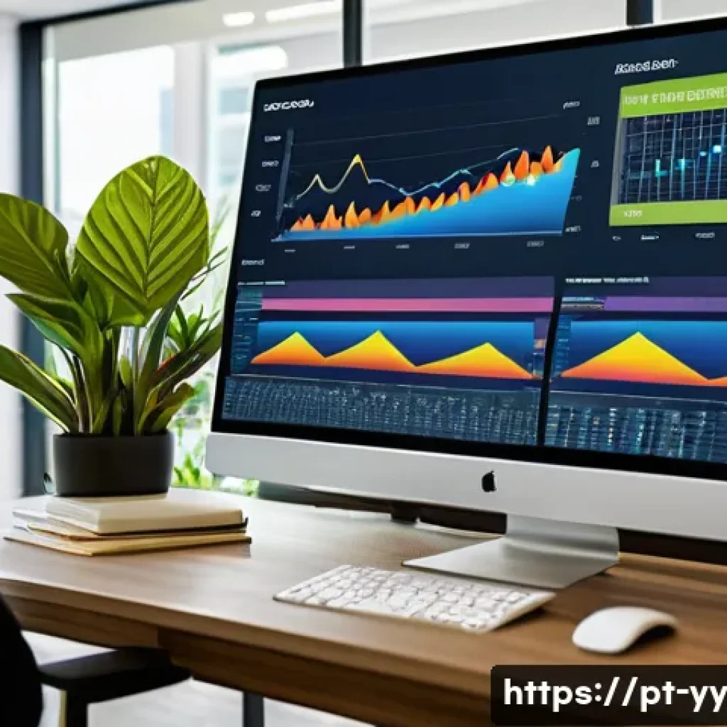 데이터 시각화 플랫폼 선택 시 고려사항 - A modern office setting with a diverse Brazilian data analytics team collaborating around a large to...