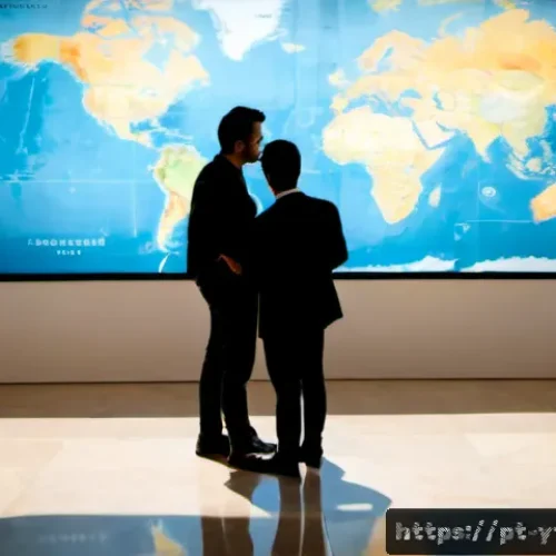 Home 17 정보 시각화의 글로벌 사례와 비교 - Photorealistic modern data visualization gallery in Lisbon, Portugal, diverse Portuguese professiona...